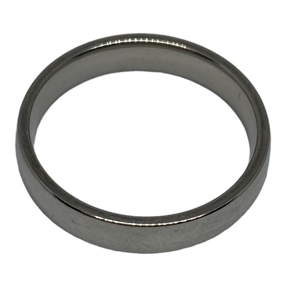 Silver banded ring stainless steel - Picture 2 of 3